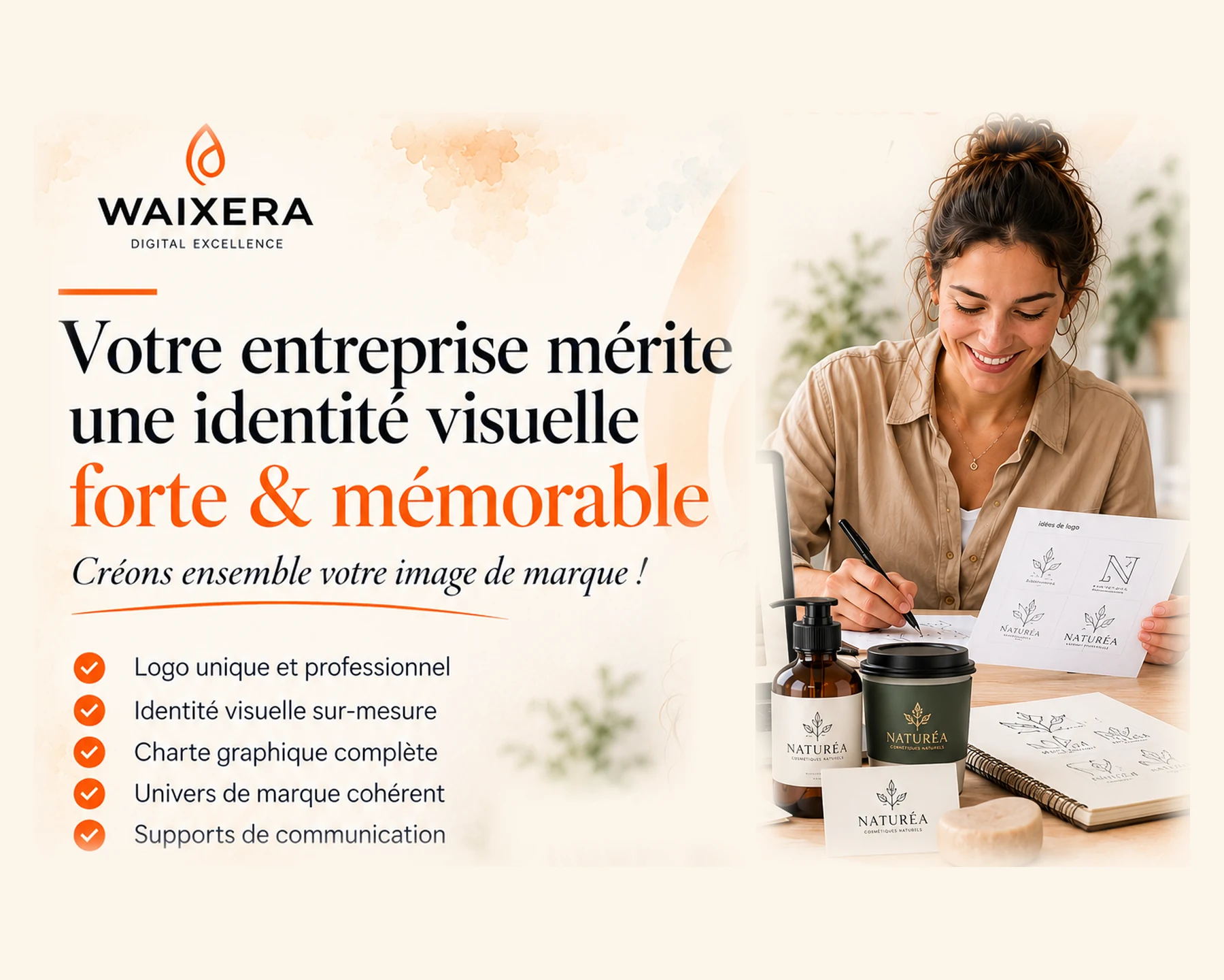 Une identité visuelle forte et mémorable pour votre entreprise