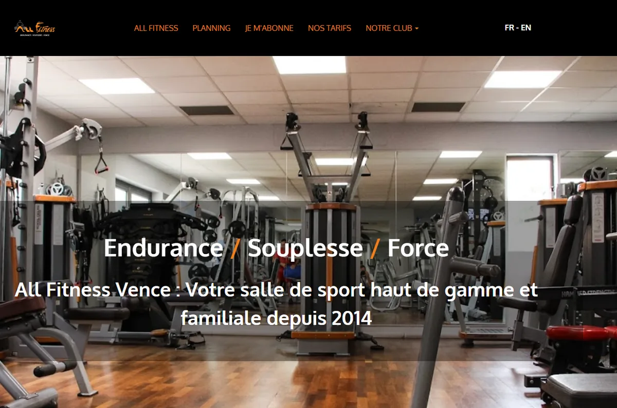 All Fitness Vence — Gym & fitness club