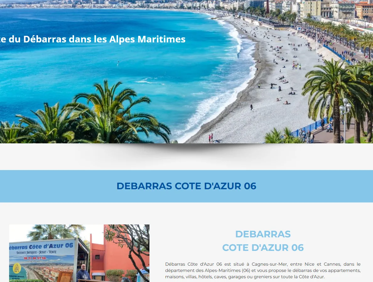 Débarras Côte d'Azur 06 — House clearance