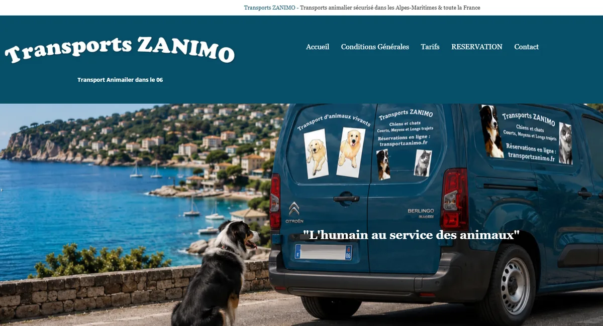 Transports ZANIMO — Pet taxi