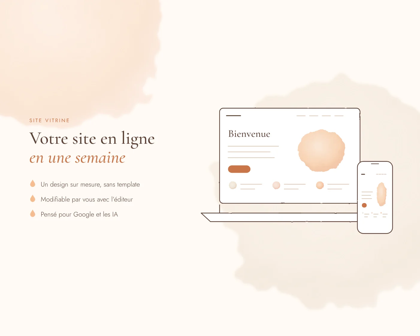 Site vitrine pour artisan de Cagnes-sur-Mer